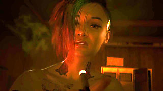 Cyberpunk 2077 Judy Sex Scene - Pyramid Song Sex Scene Porn Game Play
