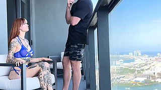 Airbnb Host Fickt mich Public Hart bis wir beide Spritzen -