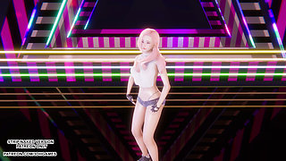 MMD NewJeans - Hype Boy - Ahri and Seraphine Sexy Kpop Dance League of Legends Hentai Uncensored 4K 60FPS