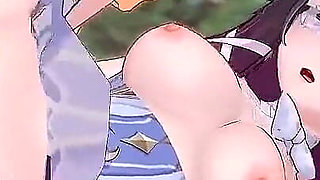 Genshin Impact - Columbina Outdoor Sex - Hentai 3D Animation
