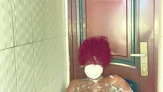 Pregnant Woman Having Her Bath