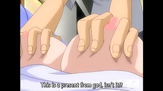 Asian Stepsister Gets Her Boobs Touched in Anime Video [Subtitled]