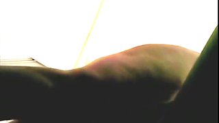 OMG, stepmom oils her naked slim body (Voyeur)