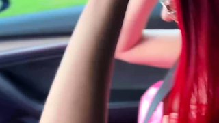 Redhead Zoey Di Giacomo Is All Set To Give A Blowjob