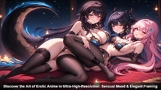 Discover the Art of Erotic Anime in Ultra High Resolution Sensual Mood Elegant Framing