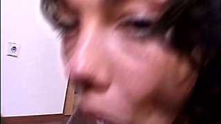 Busty Milfs Nipples Glazed by Monster Ebony Cock Duo