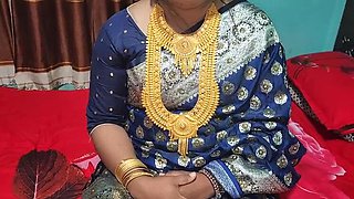 Bangladeshi Bride Akhi Moni Hardcore Wedding Night Sex - Blowjob & Doggy Style with Big Cock Cumshot