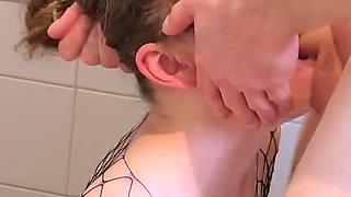 Ritzy Rain Under Master’s Control - Throat Owned, Piss-drinking, Tit Slaps, and a Sticky Throat-pie