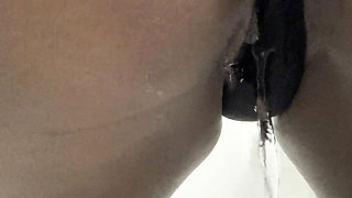 Pissing Threw My Knickers in the Toilet POV