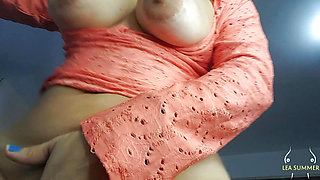 Grandpa sends me candy and I send him a video of me milking my juicy pussy and my huge tits and ass.