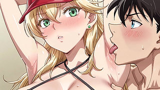 Shinichi (conan) X Suomi-sensei (nudist Beach)