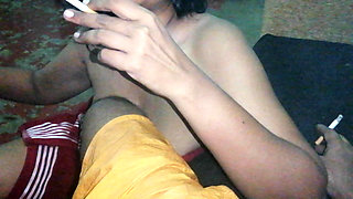 Desi Maid Being Husband's Shower Partner Under Wife's Nose