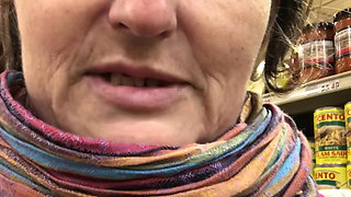 Flashing My Tits in Supermarket to Show You How Cold It Was!