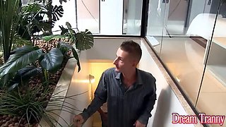 Threesome DAP Fisting and Creampie Overload TS Cum Dumpster Valerya Pacheco