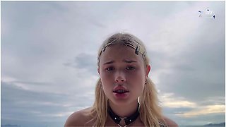 Public Sex On The Beach Cum Right In Pussy Because Her Ass Was Riding Dick