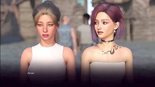 Cartoon fantasy, 3d animation, perfect body