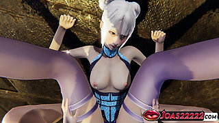 Blonde Mina Hardcore Missionary Legs Up Pose With Cumshot At The End - 3D Animation