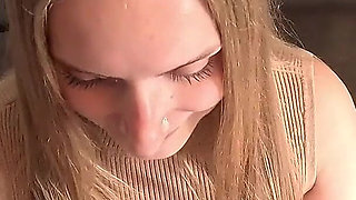Tricking My Boss to Come Over and Creampie Me