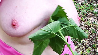 Tits, ass and pussy - nettles - public
