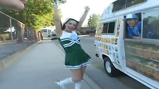 Cheerleader Gets Nailed In Ice Cream Truck part 1