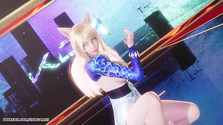 [mmd] Kda - Ill Show You Ahri Hot Striptease League of Legends Uncensored Hentai