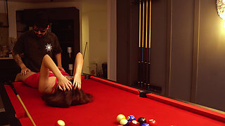 A Slut Approaches Me While I Play Pool, We Fuck Right There