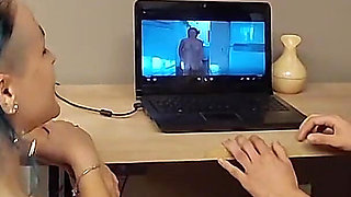 I Caught My Younger Stepbrother Watching Porn and Helped Him Cum Because the Internet Was Lagging.