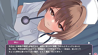 Hentai Game - Naughty Nurse Gets Her Tits Out for a Paizuri - Sakusei Shinsatsu