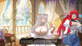 Aura 2 Lust of the Gods Hentai Game Ep.2 husband FACIAL my WIFE while I make her SQUIRT with a DILDO !