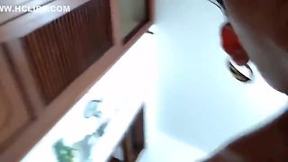 Muscle Milf Have Real Orgasm And Squirt In Yellow Bikini And High Heels