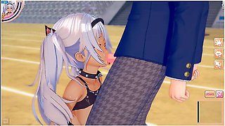 [hentai Game Koikatsu! ]have Sex With Big Tits Vtuber Matsukai Mao.3dcg Erotic Anime Video