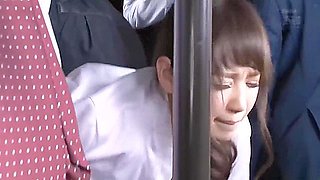Office Lady Is Getting Fondled And Fucked On The Bus [decensored] - Shion Utsunomiya