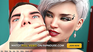 Quinn & Camila Ep1 Bathroom Threesome: Camila Sucks Dan's Cock, Quinn Watches Then Dan Rails Camila's Soft Juicy Ass