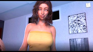 Erotic tale of an inexperienced blonde beauty with big tits