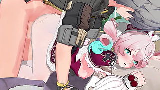 Honkai Star Rail - Hyacine X Caelus Passionate Sex - 3D Hentai Animation