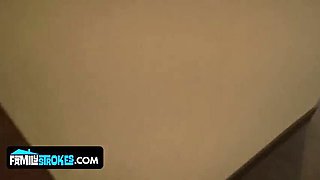 Stepsister Sucks Cock For Votes - Don't Get Caught By Her Boyfriend!