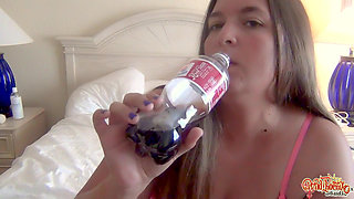 Phoenix's Fizzy Burps MILF Chugs Soda and Releases Loud Erotic Gas