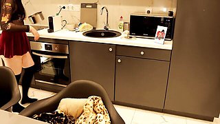 Skirt porn with stylish sweetheart from Leons TV