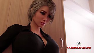 Animated passion ignites with intense desire after a thrilling warm-up