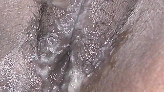 Chubby African Chick Fucked and Creampied in Missionary