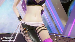 MMD - BlackPink - JUMP - Akali Sexy Kpop Dance League of Legends Hentai Uncensored 4K 60FPS