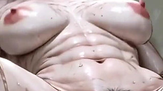 Gorgeous Granny in Rope Bondage - Hairy Pussy Spread & Desperate for Creampie