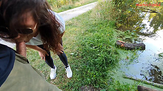 Munichgold's Outdoor Habdjob, Blowjob in the Forest... Have Fun