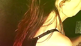Wife Takes a Load Inside a Stranger at a Glory Hole!