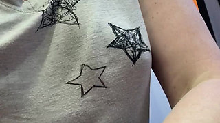 Pussy N Pubes Play in Transport Makes My Fingers Smell Amazing!