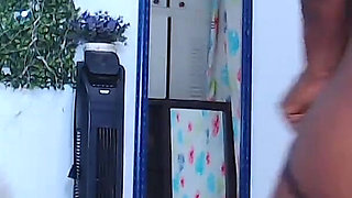 Dancing Shaking My Booty Flashing My Black Pussy