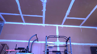 Oiled Booty on Climbing Machine