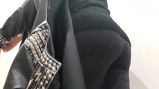 Your Italian Stepmother Shows You Her Big Ass in a Clothing Store and Makes You Jerk off