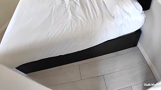 Curvy Busty PAWG Turns Her Step-bro On With Het Wet Panties & Gets Creampied After Hot Sex