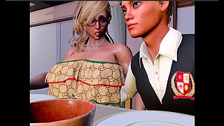 3D animated fun with my stepmom in a wild sex game